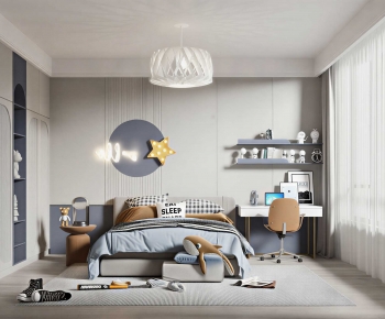 Modern Boy's Room And Son's Room-ID:692634114