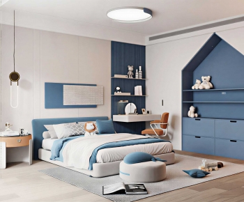 Modern Boy's Room And Son's Room-ID:181747919