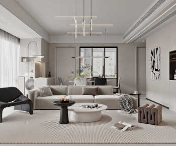 Modern A Living Room-ID:493762023