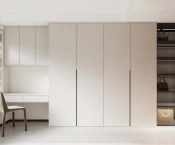 Modern Clothes Storage Area-ID:145848994