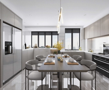 Modern Dining Room-ID:778609045