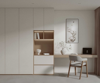 New Chinese Style Computer Desk And Chair-ID:406229526