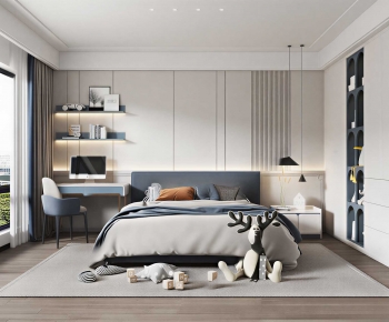 Modern Boy's Room And Son's Room-ID:145256044