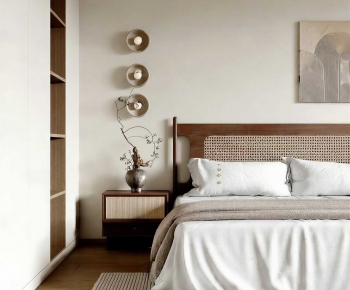 Modern Double Bed-ID:941504006