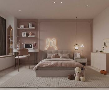 Nordic Style Girl's Room Daughter's Room-ID:637032997