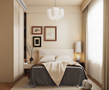 Wabi-sabi Style Bedroom-ID:400682938