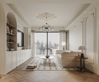 French Style A Living Room-ID:724066977