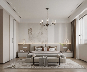 New Chinese Style Bedroom-ID:208056938