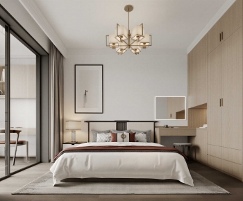 New Chinese Style Bedroom-ID:135700774