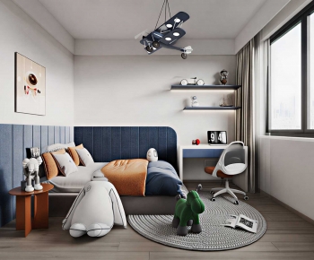 Modern Boy's Room And Son's Room-ID:341310021