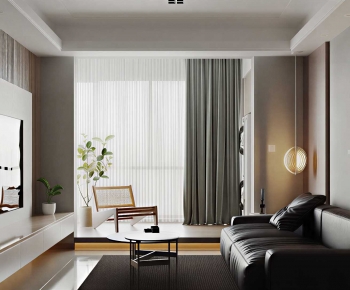 Modern A Living Room-ID:676110985