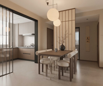 Japanese Style Dining Room-ID:198761945