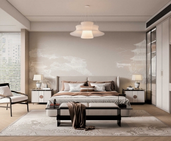 New Chinese Style Bedroom-ID:148432979