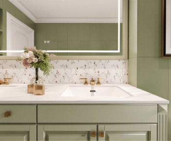 French Style Bathroom Cabinet-ID:492466934