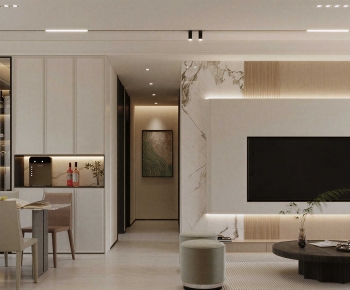 Modern A Living Room-ID:340478905