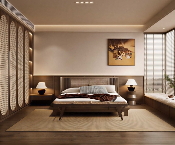 New Chinese Style Bedroom-ID:657570486