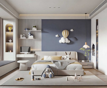 Modern Boy's Room And Son's Room-ID:695008997