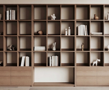 Wabi-sabi Style Bookcase-ID:324511055
