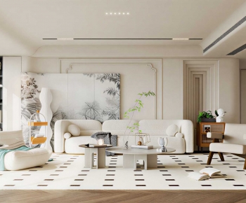 French Style A Living Room-ID:669871095