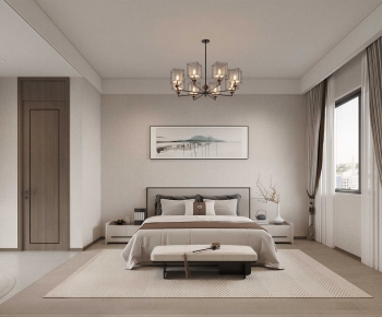 New Chinese Style Bedroom-ID:284795055