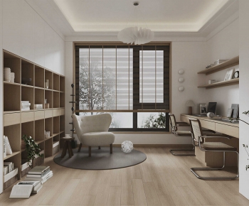 Wabi-sabi Style Study Space-ID:181838997