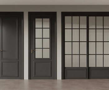 French Style Single Door-ID:337706092
