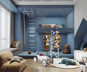 Modern Boy's Room And Son's Room-ID:540099164