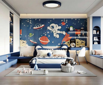 Modern Boy's Room And Son's Room-ID:774579056