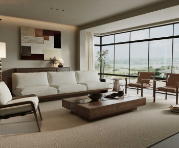 Modern A Living Room-ID:751072884