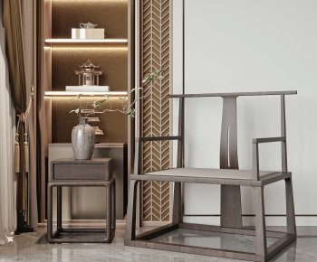 New Chinese Style Lounge Chair-ID:413125998