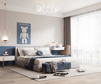 Modern Boy's Room And Son's Room-ID:618776085
