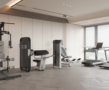 Modern Home Fitness Room-ID:367459063