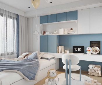 Modern Boy's Room And Son's Room-ID:419364936