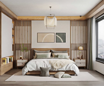 Japanese Style Bedroom-ID:254126075