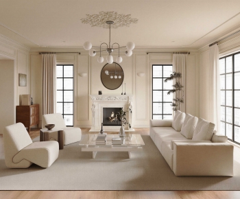French Style A Living Room-ID:469463117