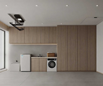 Modern Balcony Laundry Room-ID:931890017