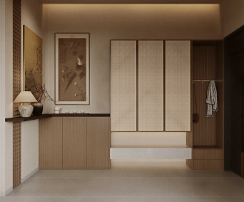 Wabi-sabi Style Hallway-ID:544742118