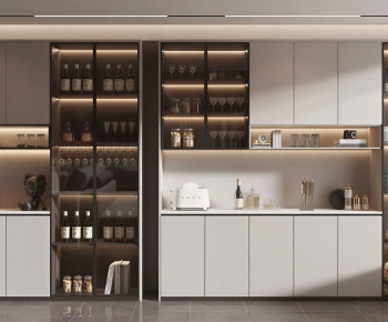 Modern Wine Cabinet-ID:735740908
