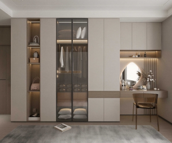 Modern Clothes Storage Area-ID:443433057