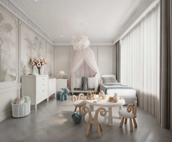 French Style Girl's Room Daughter's Room-ID:232187999