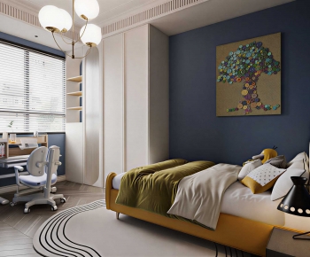 Modern Boy's Room And Son's Room-ID:123939568