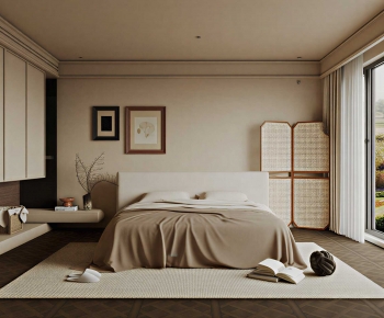 Wabi-sabi Style Bedroom-ID:147769539
