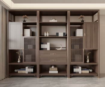 New Chinese Style Bookcase-ID:341686969