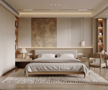 New Chinese Style Bedroom-ID:437987095