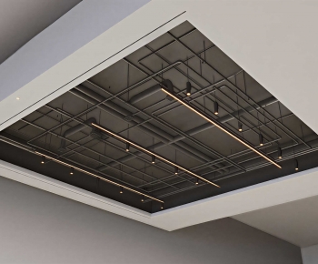 Modern Suspended Ceiling-ID:115261088