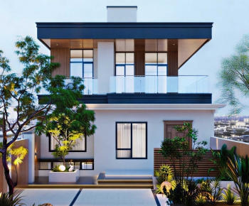 Modern Residential Building-ID:987844949