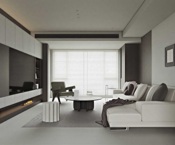 Modern A Living Room-ID:697870027