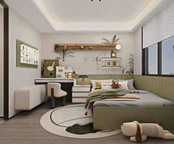 Modern Boy's Room And Son's Room-ID:248598102