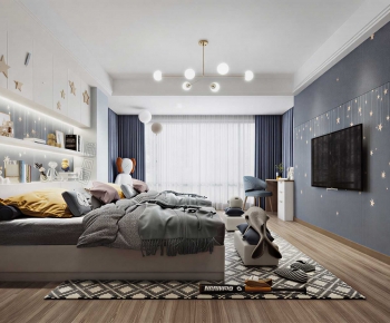 Modern Boy's Room And Son's Room-ID:405673031