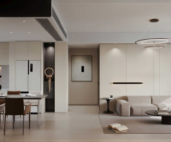 Modern A Living Room-ID:605387935